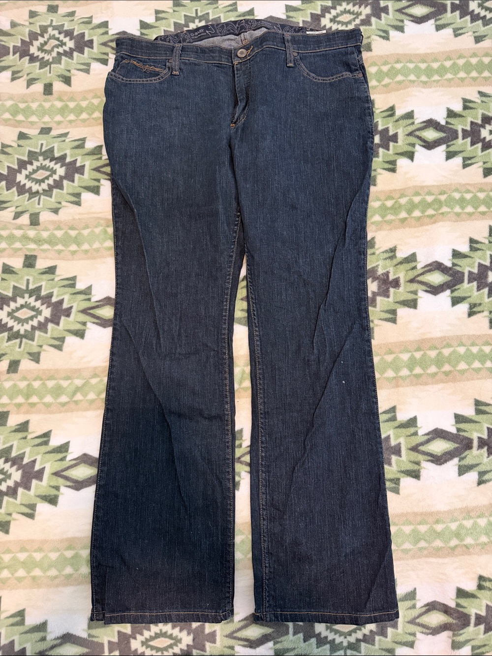 Women’s Wrangler Dark Blue Bootcut Jeans